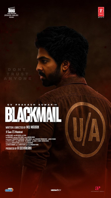 Censor Board clears G V Prakash-starrer ‘Blackmail’ for release with U/A certificate