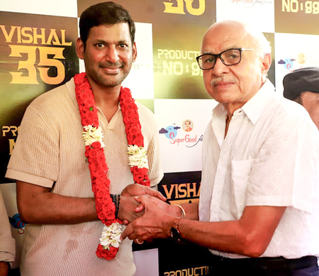 Vishal begins shooting for director Ravi Arasu's film in Chennai
