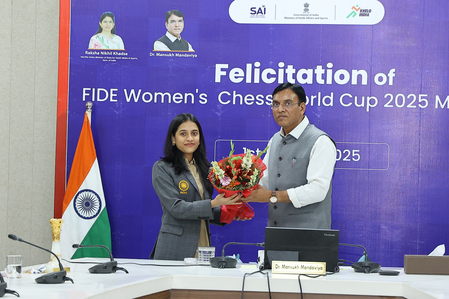 India’s victory in Women’s Chess World Cup is a testament to  sporting prowess of Bharat, says Union Sports Minister