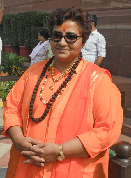 Originators of saffron terrorism jibe Cong, disgraced: Sadhvi Pragya after acquittal in Malegaon blast case