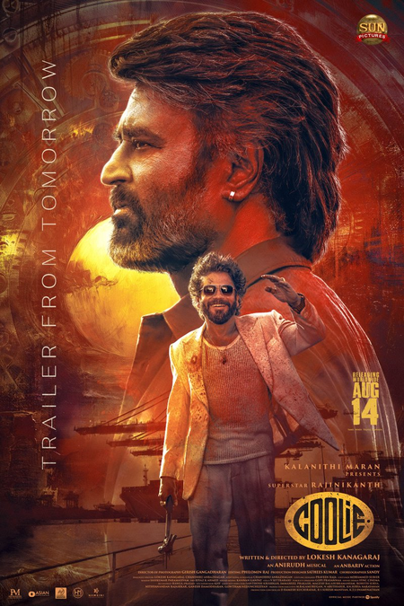 Lokesh Kanakaraj's 'Coolie' trailer out; Rajinikanth plays Sathyaraj's friend in action extravaganza! Lokesh Kanakaraj's 'Coolie' trailer out; Rajinikanth plays Sathyaraj's friend in action extravaganza!