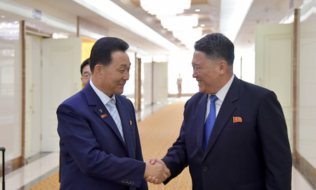 Head of North Korea's assembly holds talks with Russia, three other nations in Geneva