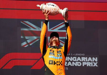 Formula 1: Norris holds off Piastri challenge to win Hungarian GP as McLaren finish 1-2
