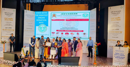Telangana ranks number one in organ donation