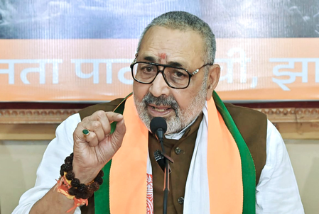 राहुल गांधी और तेजस्वी यादव सिर्फ झूठ बोलते हैं : गिरिराज सिंह