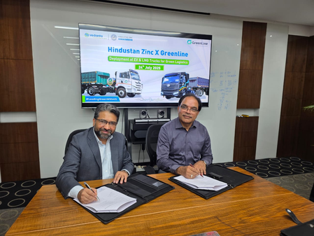 Hindustan Zinc deepens partnership with GreenLine Mobility to deploy EV and LNG Trucks for green logistics