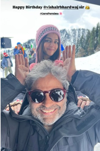 Wamiqa Gabbi wishes ‘Guru’ Vishal Bhardwaj on 60th birthday