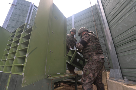 South Korea's military says no signs of North Korea removing border loudspeakers