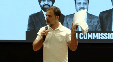 राहुल गांधी का चुनाव आयोग पर आरोप, 5 प्रकार की गड़बड़ियों का किया जिक्र