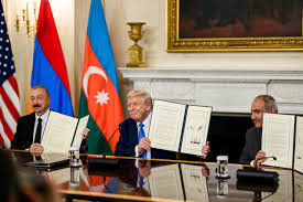 Azerbaijan, Armenia sign historic peace deal at White House in Washington Azerbaijan, Armenia sign historic peace deal at White House in Washington