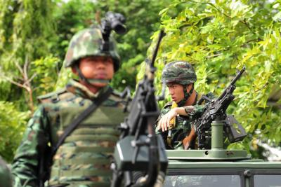 Three Thai soldiers injured by landmine along border with Cambodia: Thai Army Three Thai soldiers injured by landmine along border with Cambodia: Thai Army