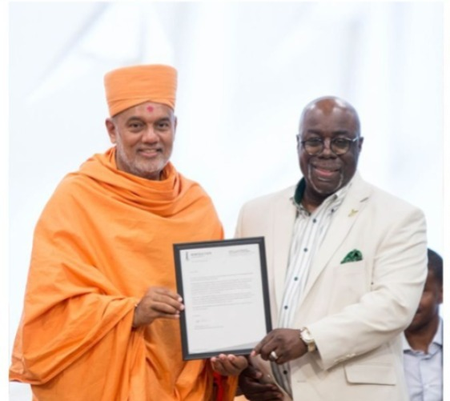 स्वामी विवेकानंद की भविष्यवाणी साकार, बीएपीएस के डॉ. ज्ञानवत्सल स्वामी का अमेरिका भर में अभूतपूर्व सम्मान स्वामी विवेकानंद की भविष्यवाणी साकार, बीएपीएस के डॉ. ज्ञानवत्सल स्वामी का अमेरिका भर में अभूतपूर्व सम्मान
