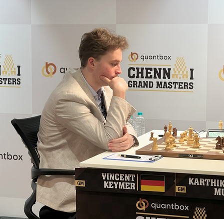 Chennai Grandmasters: Vincent Keymer makes it three in a row, maintains lead with perfect score Chennai Grandmasters: Vincent Keymer makes it three in a row, maintains lead with perfect score