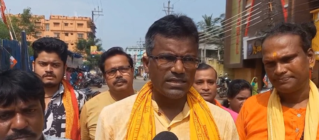 पश्चिम बंगाल : आरजी कर मामले में मिदनापुर में भाजपा ने राखी बांधकर किया विरोध प्रदर्शन