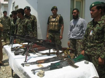 Afghan security forces discover weapons, ammunition in Paktia province Afghan security forces discover weapons, ammunition in Paktia province