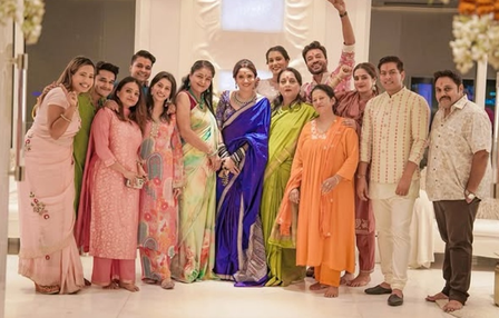 Ankita Lokhande & Vicky Jain celebrate Rakha Bhandhan with their 'Laughter Chef 2' family