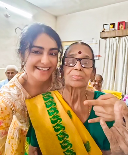 'द केरल स्टोरी' की अदा शर्मा ने नानी के 106वें जन्मदिन पर संभाला कैमरा, बनाया दिन को यादगार