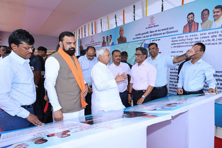 Bihar: Nitish Kumar lays foundation stone for Rs 766.73 crore infrastructure projects