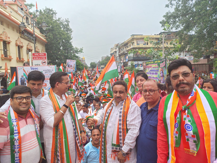 Delhi BJP holds Tiranga Yatras in 32 mandals to honour armed forces