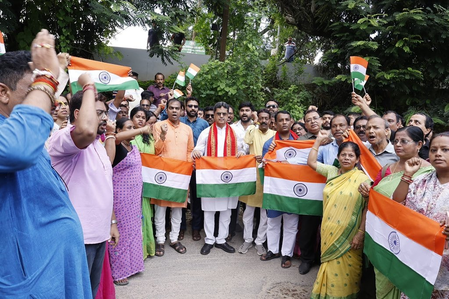 ‘Har Ghar Tiranga’ campaign a tribute to martyrs: Tripura CM Saha ‘Har Ghar Tiranga’ campaign a tribute to martyrs: Tripura CM Saha