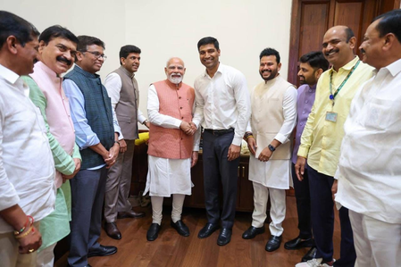 TDP MPs meet PM Modi, HM Shah; discuss Andhra Pradesh-related issues