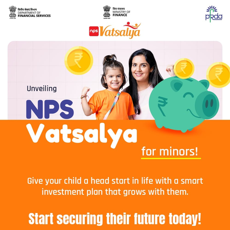 एनपीएस वात्सल्य योजना के तहत अब तक 1.30 लाख नाबालिग ग्राहकों ने करवाया रजिस्ट्रेशन