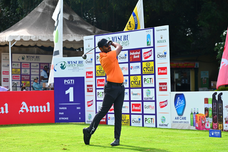 Mysuru Open 2025: Yuvraj Sandhu emerges leader with scorching 61 in round one