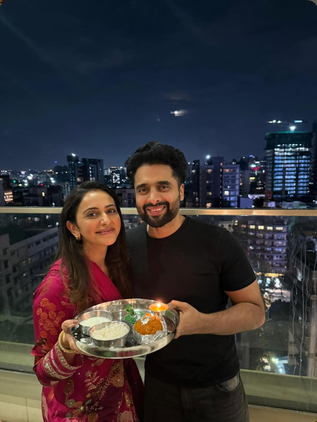 Rakul Preet Singh celebrates her first Kajari Teej with mother-in-law Rakul Preet Singh celebrates her first Kajari Teej with mother-in-law