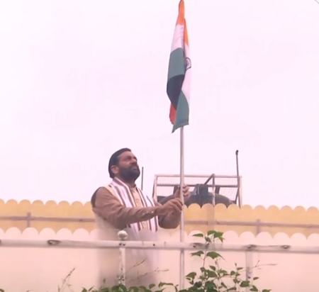Our National Flag symbol of pride & glory, says Haryana CM after hoisting Tricolour