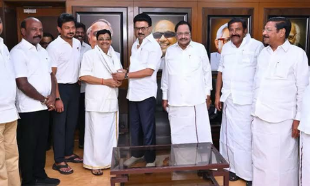 Ex-AIADMK leader Maitreyan joins DMK after multiple political shifts