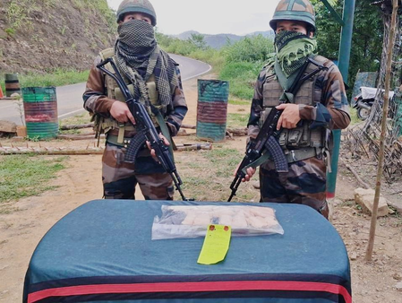 Assam Rifles recovers drugs, Indian currencies in Mizoram; two held