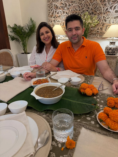 Parineeti Chopra & Raghav Chadha spend Independence Day with an afternoon at home