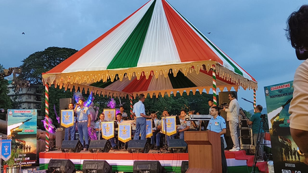 Air Force band enthrals Guwahati with patriotic music on Independence Day