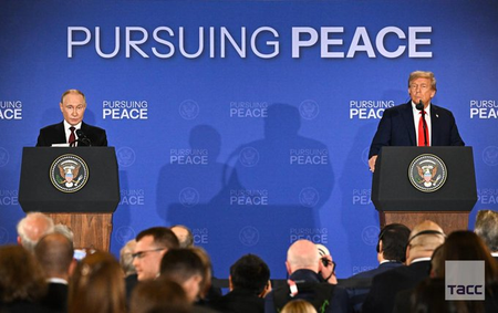 Putin thanks Trump for 'atmosphere of trust' at Alaska meeting