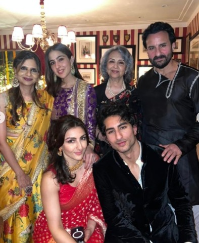 सैफ अली खान के जन्मदिन पर बहन सबा और सोहा ने दी बधाई, करीना ने भी किया विश