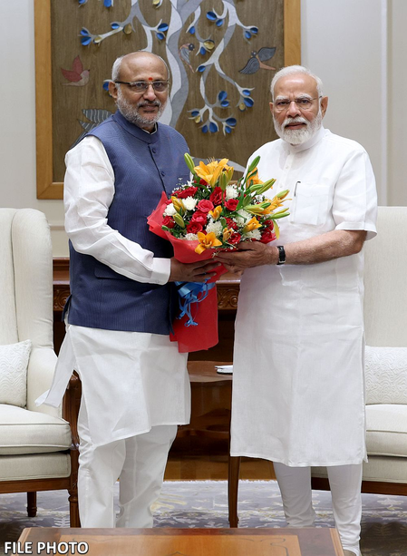 PM Modi hails CP Radhakrishnan as NDA’s Vice-Presidential candidate