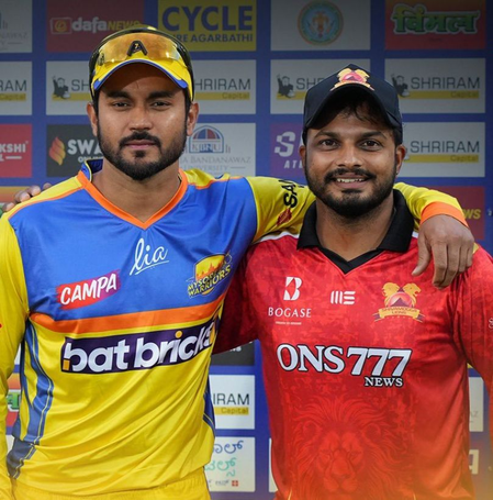 Maharaja Trophy: Shivamogga Lions – Mysore Warriors game ends in no result Maharaja Trophy: Shivamogga Lions – Mysore Warriors game ends in no result