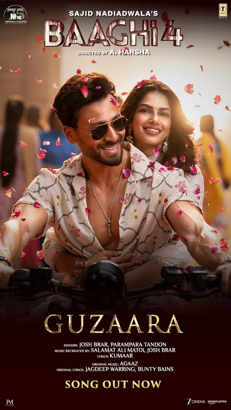 'बागी-4' का पहला गाना 'गुजारा' रिलीज, प्यार में डूबे टाइगर और हरनाज