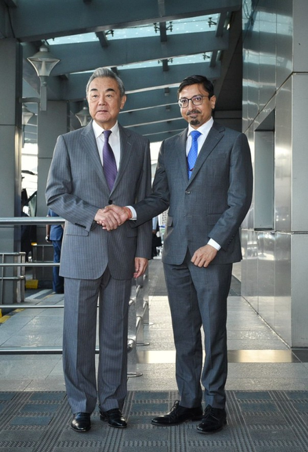Chinese Foreign Minister Wang Yi arrives in New Delhi