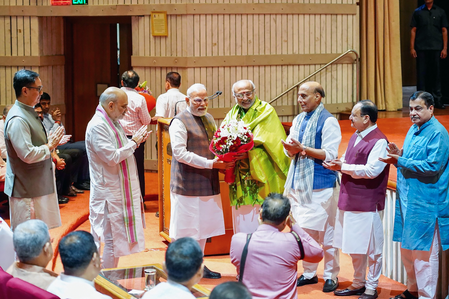 VP poll: Rijiju says PM has urged MPs from all parties to support Radhakrishnan