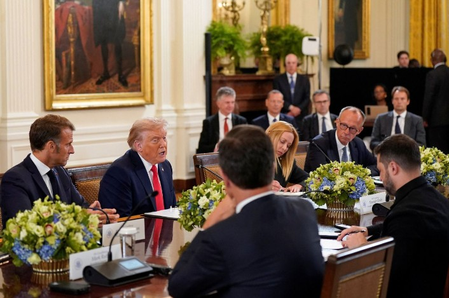 European leaders praise Trump's peace efforts at White House meeting with Zelensky European leaders praise Trump's peace efforts at White House meeting with Zelensky