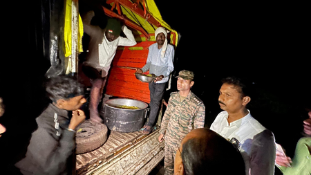 Indian Army joins rescue operation in flood-hit villages in Maharashtra's Nanded