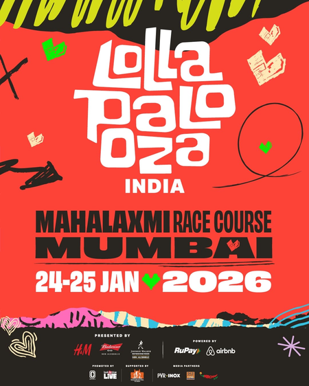 4th edition of Lollapalooza India to be held on January 24 and 25 at Mumbai's Mahalaxmi Racecourse