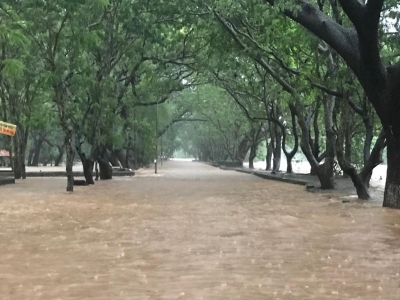 Mumbai's Mithi River crosses danger mark; beaches closed amid heavy rain, high tide