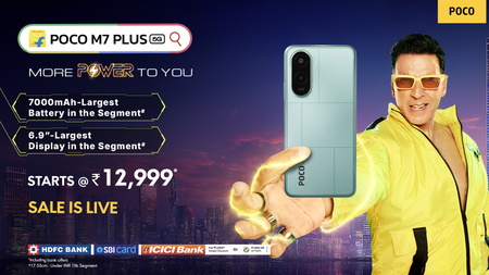 POCO M7 Plus 5G sale live on Flipkart at Rs 12,999