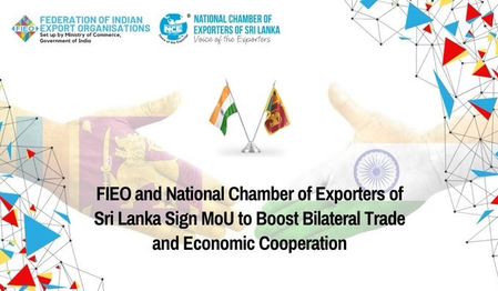 India, Sri Lanka exporters sign pact to boost bilateral trade