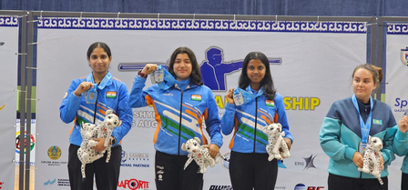 India’s youth shooters finish 1-2 in women’s 10m Air Pistol at Asian Shooting Championship
