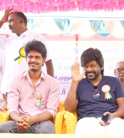 Tamil actors Raghava Lawrence, KPY Bala join hands to build restrooms for students in Government school