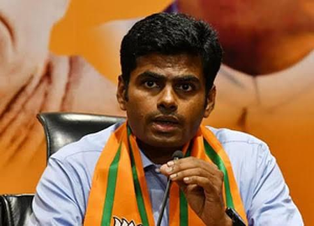 Annamalai urges Stalin to back NDA Vice-Presidential nominee CP Radhakrishnan