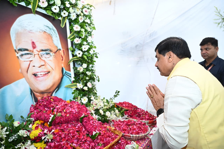 Mohan Yadav, BJP leaders pay tribute to ex-MP CM Babulal Gaur on death anniversary